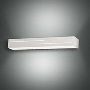 Φωτιστικό Τοίχου Led Banny 3618-21-102 White Fabas Luce Μέταλλο, Μεθακρυλικό