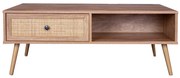 Τραπέζι σαλονιού Oslo pakoworld sonoma 110x59x41,5εκ