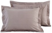 Ζεύγος Μαξιλαροθήκες Oxford (50x70) Das Home Best Line Μπεζ
