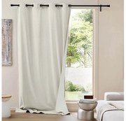 Θερμομονωτική Κουρτίνα Υψηλής Σκίασης Madison Douceur d'intérieur με τρουκς και διαστάσεις 140x260cm - Natural