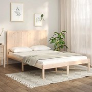 vidaXL Σκελετός Κρεβατιού Χωρίς Στρώμα 120x190 εκ Μασίφ Ξύλο Πεύκου
