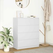 vidaXL Sideboard Λευκό 80x35x99 cm Κατασκευασμένο ξύλο