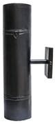 Wall Light S Line Χειροποίητη UP - DOWN Ορειχάλκινη Απλίκα Μαύρη SS116-0071
