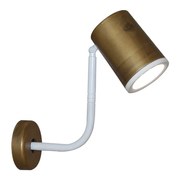 HL-3552-1 MOLLY OLD BRONZE &amp; WHITE WALL LAMP HOMELIGHTING 77-3948