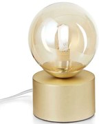 Φωτιστικό Επιτραπέζιο Perlage 317823 Φ10x15,5cm 1xG9 15W Brass-Amber Ideal Lux