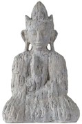 Διακοσμητικός Βούδας D8576 15,5x8x23,5cm Grey Artekko Ρητίνη