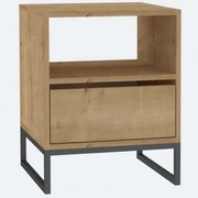 Κομοδίνο Lindau 495SSE1701 51x51x61cm Oak