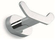 Άγκιστρο Μπάνιου Διπλό New Oval 75055 ​8x3cm Chrome Karag Metal