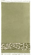 Πετσέτα Θαλάσσης - Παρεό Pestemal 24 Khaki Guy Laroche Θαλάσσης 90x170cm 100% Βαμβάκι