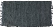 Δερμάτινο χαλάκι LEAΤΗΕR FLΑΤ GREY 70X140 San Lorentzo 1372AGREY