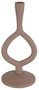 Κηροπήγιο Μεταλλικό 013.794178 Φ12x27cm Dark Pink Μέταλλο
