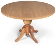 Τραπέζι Tondo 117FRF1217 Φ118x75cm Natural