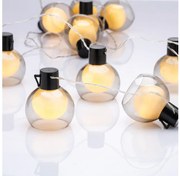 Γιρλάντα Επαναφορτιζόμενη LED 0,09W IP44 X09101320 ACA-X09101320-Μαύρο X09101320