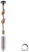 ΛΑΜΠΤΗΡΑΣ JHD-NW7775 LED FILAMENT 8W E27 3000K SMOKE COLOR DIMMABLE HM4055.03 (1 Τεμμάχια)