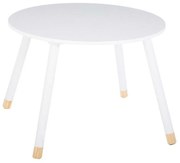 Τραπεζάκι Παιδικό Playful 199-000260 Φ60x43,5cm White-Natural