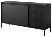 Μπουφές με συρτάρια Senso Ανθρακί 153x81x40cm