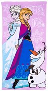 Πετσέτα Θαλάσσης Παιδική Microfiber 70x140εκ. Frozen 28 Pink Disney DimCol