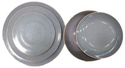 Σερβίτσιο Πιάτα Φαγητού (Σετ 20Τμχ) 47.300.40 Blue Azure Cryspo Trio 20 τμχ Πορσελάνη