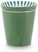 ΣΕΤ ΚΟΥΠΑ LATTE 230ml &amp; ΠΙΑΤΑΚΙ ΣΥΝΟΔΕΥΤΙΚΟΥ - ROYAL TILES GREEN