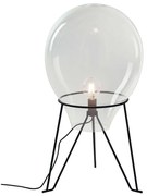 Φωτιστικό Επιτραπέζιο Azuma I-AZUMA-L38 1xE27 Led Φ38cm 63cm Clear Luce Ambiente Design Glass