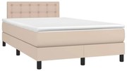 ΚΡΕΒΑΤΙ BOXSPRING ΣΤΡΩΜΑ&amp;LED ΚΑΠΟΥΤΣΙΝΟ 120X190 ΕΚ. ΣΥΝΘ. ΔΕΡΜΑ 3270140