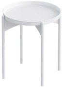 Τραπεζάκι Βοηθητικό 491CRT1137 Φ44x57cm White