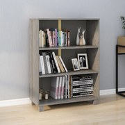 Βιβλιοθήκη HAMAR Αν. Γκρι 85 x 35 x 112 εκ. Μασίφ Ξύλο Πεύκου 340487