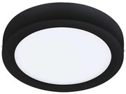 Φωτιστικό Οροφής-Πλαφονιέρα Fueva-Z 900108 21x2,8cm Dimmable Led 16,5W Black Eglo Ατσάλι,Πλαστικό