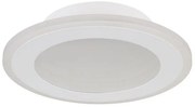 Πλαφονιέρα Φωτιστικό Οροφής LED 12W Λευκό 750Lm Φ22,5cm Lamela 48919-12R Globo Lighting-48919-12R-Λευκό 48919-12R