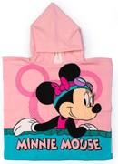 Παιδικό Πόντσο (50x100) Dimcol Minnie &amp; Daisy 90 Coral