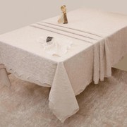 Τραβέρσα Σετ 2τμχ. 2330 Ivory Anna Riska 45Χ140 45x140cm Cotton-Polyester