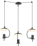 Φωτιστικό Οροφής Τρίφωτο Aca Parachute ZM933P60B Black