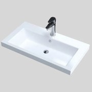 Sanitec LIDO Νιπτήρας Μπάνιου 55x35x10.5cm
