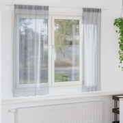 vidaXL Κουρτίνες 2 pcs Σκούρο γκρι 140 x 175 εκ. Πολυεστέρας