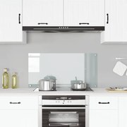 vidaXL Πλάτη Κουζίνας Διαφανής 100 x 50 εκ. από Ψημένο Γυαλί