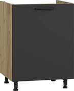 VENTO DK-60/82 sink cabinet, color: craft oak/antracite DIOMMI V-UA-VENTO-DK-60/82-ANTRACYT