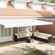 vidaXL Τέντα Valance για πλαίσιο 6 μ. Λευκή 5.8x0.2 μ.