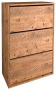 Megapap Παπουτσοθήκη Μελαμίνης Nave 18 Ζευγών Pine Oak