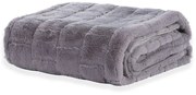 Διακοσμητικό Ριχτάρι Rabbit Fur Barlow Grey 140x190 Nef-Nef Homeware