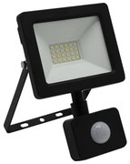 Προβολέας LED SMD 20W με Ανιχνευτή Κίνησης IP65 11,8x16,4 Lumen-3-3902011-Μαύρο 3-3902011