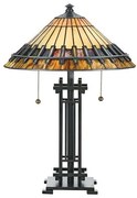 Επιτραπέζιο Φωτιστικό 2xE27  Μπρονζέ Tiffany  Chastain QZ-CHASTAIN-TL Elstead Lighting-QZ-CHASTAIN-TL-Μπρονζέ QZ-CHASTAIN-TL