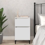 vidaXL Κομοδίνο Λευκό 40 x 35 x 70 εκ.