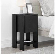 Κομοδίνο Ema Megapap μαύρο 30x30x55εκ. GP037-0010,7-GP037-0010,7-Μαύρο GP037-0010,7