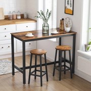 Σκαμπό Μπαρ (Σετ 2τμχ) Vasagle LBC032B01