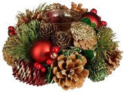 Χριστουγεννιάτικο Κηροπήγιο Για Ρεσώ (Φ19x9) Edelman Eton Red 1180499