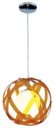 Φωτιστικό Οροφής 77-1540 MD088/3202A Nefeli Orange Homelighting Acrylic