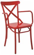 Καρέκλα Vaterlo/P 02-00-0471 51x53x88cm Red