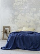 KING SIZE ΚΟΥΒΕΡΤΑ 240x260cm NIMA - HABIT NAVY BLUE