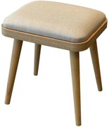 Σκαμπό Vina Mini (Σετ 2Τμχ) 869VEL1454 40x33x46cm Oak-Cream