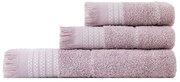 Πετσέτες Μπάνιου (Σετ 3τμχ) Nima Plush 480gsm Λιλά
